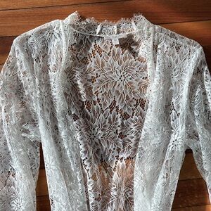 Tadashi Shoji Intimate Lace Cover Up